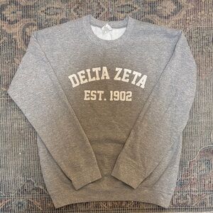 Gray Delta Zeta Sweatshirt